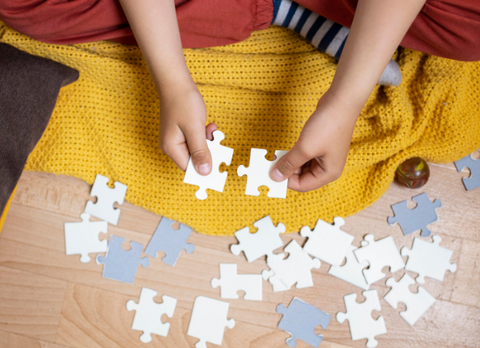 Sort Puzzle Pieces by Color